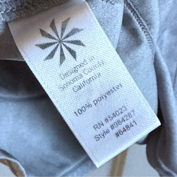 Athleta Record Breaker Womens White Workout Tank Top Sleeveless Sz Large - Picture 7 of 8